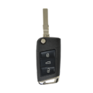 Volkswagen VW Modified Flip Remote Key Shell 3 Buttons HU66 Blade - MK12835 - f-3 -| thumbnail