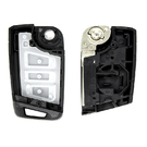 VW MQB Flip Remote Key Shell 2015 3 botões HU66 de alta qualidade, tampa da chave remota Mk3, substituição de invólucros de chaveiro a preços baixos. -| thumbnail