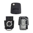 Volkswagen VW Chrome Remote Key Shell 3 Buttons with Battery Holder and Head High Quality, Mk3 Remote Key Cover, Key Fob Shells Replacement At Low Prices. -| thumbnail