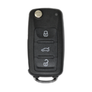 Volkswagen VW Flip Remote Key Shell UDS 3 Buttons