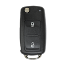 Volkswagen VW Flip Remote Key Shell 2 Button UDS Type