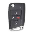 Volkswagen VW Golf MQB 2018 Flip Proximity Remote Key 3+1 Botões 315MHz 5G0 959 753 BE