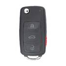 Volkswagen VW Touareg Flip Remote Key 4 Botones 315MHz PCF7947 Transpondedor