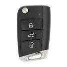 Skoda 2019 Octavia Original Flip Remote Key Proximity Keyless Go 3 Buttons 433MHz 5E0959752A