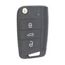 Volkswagen MQB Flip Remote Key 3 Botões 433MHz HU162 Blade 5G0959752BA