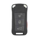 Porsche Cayenne Flip llave remota de proximidad 3 botones 315MHz PCF7943A transpondedor FCC ID: KR55WK45022