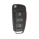 Audi Flip Remote Key Shell 4 Buttons