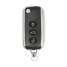 Bentley 2005-2015 Coque de clé télécommande intelligente rabattable 3 boutons