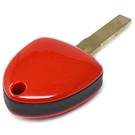 High Quality Ferrari Remote Key Shell 3 Buttons Non Flip Red - Car remote key cover, Key fob shells replacement at Low Prices Side | Emirates Keys -| thumbnail