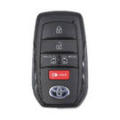 Chiave telecomando intelligente originale Toyota Sienna 2021 4+1 pulsanti 312.11/314.35MHz 8990H-08020