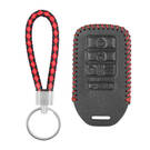 Estojo de couro para Honda Smart Remote Key 4+1 botões
