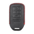 Funda de cuero para Honda Smart Remote Key 3+1 Botones | mk3 -| thumbnail