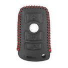 Кожаный чехол для BMW Smart Remote Key 4 кнопки | МК3 -| thumbnail