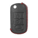 Etui en cuir pour clé à distance Land Rover Flip 3 boutons RV-D | MK3 -| thumbnail