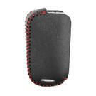 New Aftermarket Leather Case For Buick Flip Remote Key 4 Buttons BK-G High Quality Best Price | Emirates Keys -| thumbnail