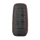 Кожаный чехол для Hyundai Smart Remote Key 5 + 1 кнопки | MK3 -| thumbnail
