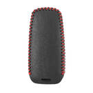 Новый кожаный чехол Aftermarket для Hyundai Smart Remote Key 5 + 1 кнопки Высокое качество Лучшая цена | Ключи от Эмирейтс -| thumbnail