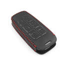 New Aftermarket Leather Case For Hyundai Smart Remote Key 5+1 Buttons High Quality Best Price | Emirates Keys -| thumbnail