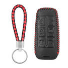 Estojo de couro para Hyundai Smart Remote Key 5+1 botões