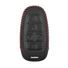 Кожаный чехол для Hyundai Smart Remote Key 5 кнопок HY-I | МК3 -| thumbnail