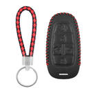 Funda de cuero para Hyundai Smart Remote Key 5 botones HY-I