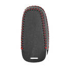 Новый кожаный чехол Aftermarket для Hyundai Smart Remote Key 4 кнопки HY-P Высокое качество Лучшая цена | Ключи от Эмирейтс -| thumbnail