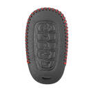 Кожаный Чехол Для Hyundai Smart Remote Key 5 Кнопок HY-Y | МК3 -| thumbnail