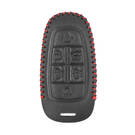 Кожаный Чехол Для Hyundai Smart Remote Key 6 Кнопок HY-Z | МК3 -| thumbnail