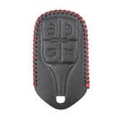 Кожаный чехол для умного дистанционного ключа Maserati с 4 кнопками | МК3 -| thumbnail