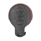 Кожаный чехол для Mini Cooper Smart Remote Key 3 кнопки CP-B | МК3 -| thumbnail