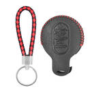 Etui en cuir pour clé à distance intelligente Mini Cooper 3 boutons CP-B