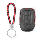 Étui en cuir pour GMC Chevrolet Smart Remote Key 4 + 1 boutons GMC-C