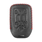 Кожаный чехол для умного дистанционного ключа GMC 4+1 кнопки GMC-D | МК3 -| thumbnail