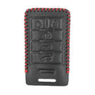 Leather Case For Cadillac Smart Remote Key 4+1 Buttons | MK3 -| thumbnail