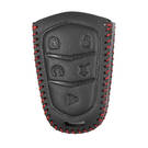 Leather Case For Cadillac Smart Remote Key 5 Buttons | MK3 -| thumbnail