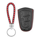 Funda de cuero para Cadillac Smart Remote Key 5 botones