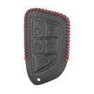 Estojo de Couro Para Cadillac Smart Remote Key 5 Botões CD-G | MK3 -| thumbnail