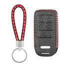 Leather Case For Volvo Smart Remote Key 5 Buttons