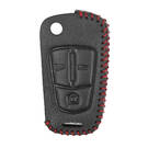 Кожаный чехол для дистанционного ключа Opel Flip с 3 кнопками OP-A | МК3 -| thumbnail
