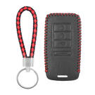 Estojo de couro para Acura Smart Remote Key 3+1 botões