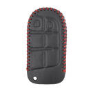 Кожаный чехол для Jeep Smart Remote Key 2 кнопки JP-A | МК3 -| thumbnail
