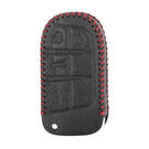 Кожаный чехол для Jeep Smart Remote Key 3 кнопки JP-B | МК3 -| thumbnail