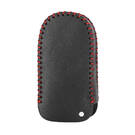 Новый кожаный чехол Aftermarket для Jeep Smart Remote Key 3 кнопки JP-B Высокое качество Лучшая цена | Ключи от Эмирейтс -| thumbnail