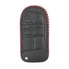 Estojo de Couro Para Jeep Smart Remote Chave 4 Botões JP-C | MK3 -| thumbnail