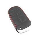 New Aftermarket Leather Case For Jeep Smart Remote Key 4 Buttons JP-C High Quality Best Price | Emirates Keys -| thumbnail