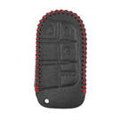 Кожаный чехол для Jeep Smart Remote Key 3+1 Buttons JP-H | МК3 -| thumbnail
