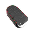 New Aftermarket Leather Case For Jeep Smart Remote Key 3+1 Buttons JP-H High Quality Best Price | Emirates Keys -| thumbnail