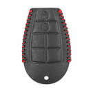 Кожаный чехол для Jeep Smart Remote Key 2 + 1 кнопки JP-I | МК3 -| thumbnail