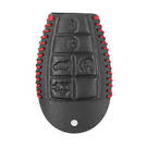 Leather Case For Jeep Smart Remote Key 5+1 Buttons JP-K | MK3 -| thumbnail