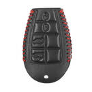 Étui en cuir pour clé à distance intelligente Jeep 4 + 1 boutons JP-O | MK3 -| thumbnail